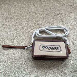 Coach Kira Shoulder Bag Crossbody Leather Brown NWT